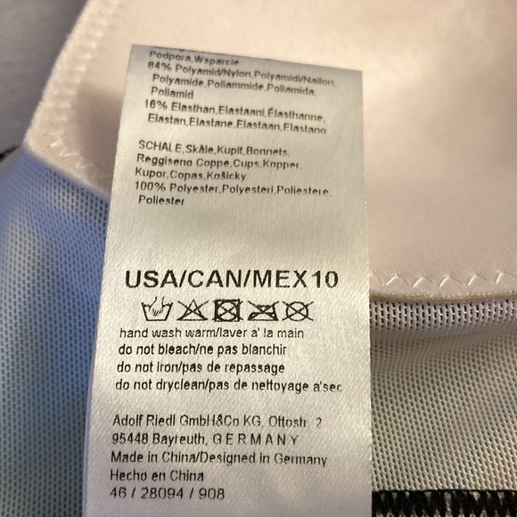 NWOT - Sunflair® D-Cup Swimsuit Halter Style Tankini Top - Sz 10* - Picture 7 of 10